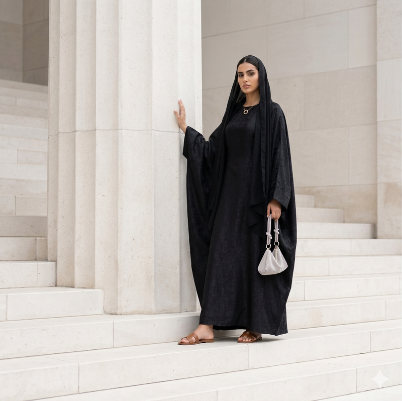 Abaya Farasha Almas Noir
