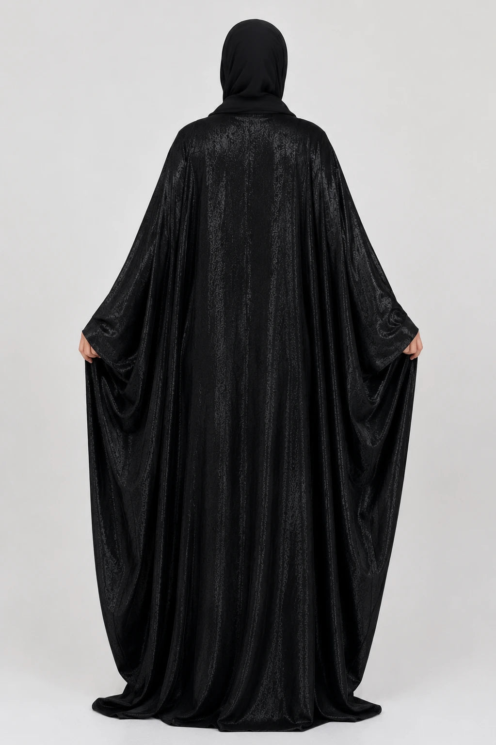 Almas Black Farasha Abaya