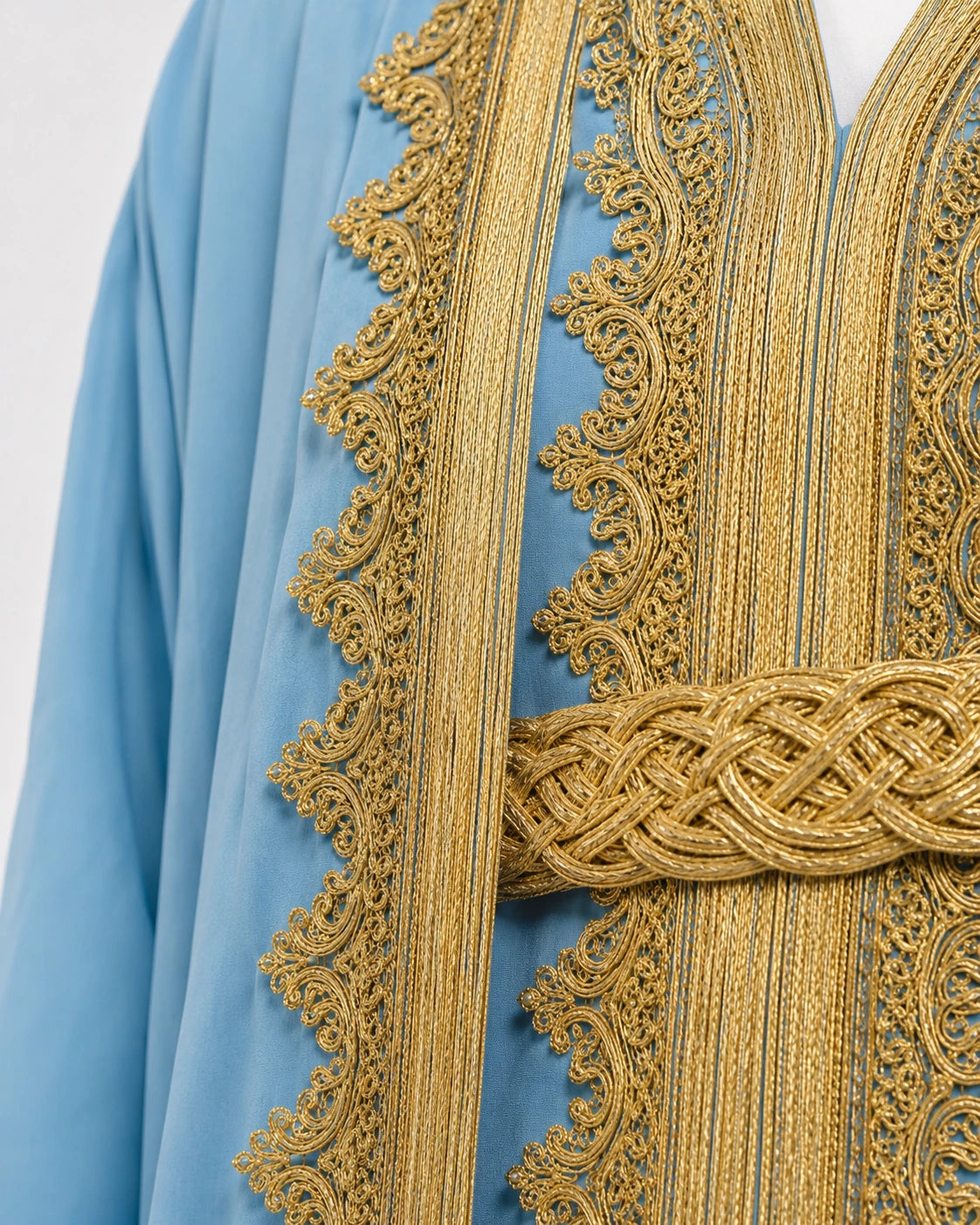Layla Sky Blue Abaya