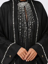 Abaya Nour Noir Prestige: Ensemble 2 Pièces