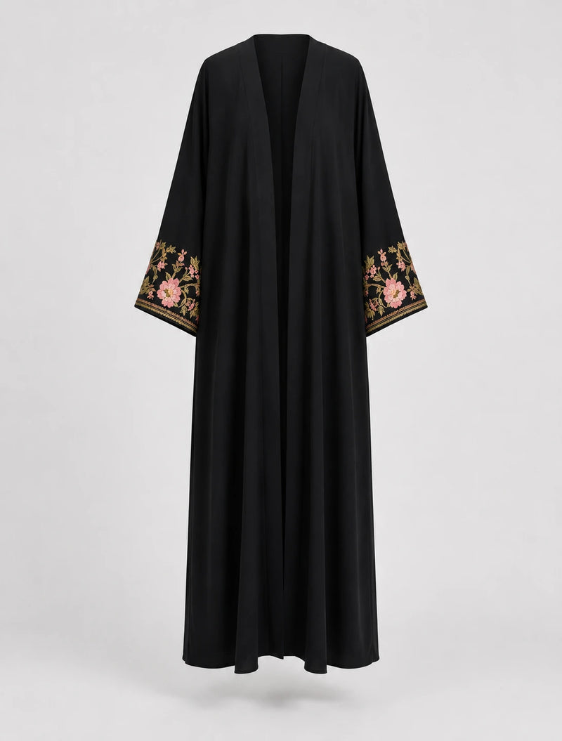 Abaya Noir Égyptienne — vue alternative