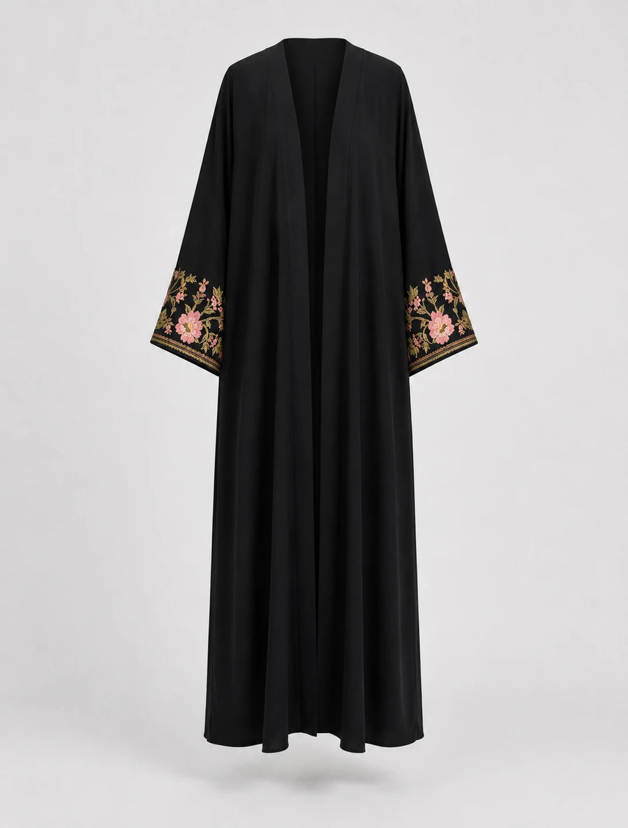 Abaya Noir Égyptienne