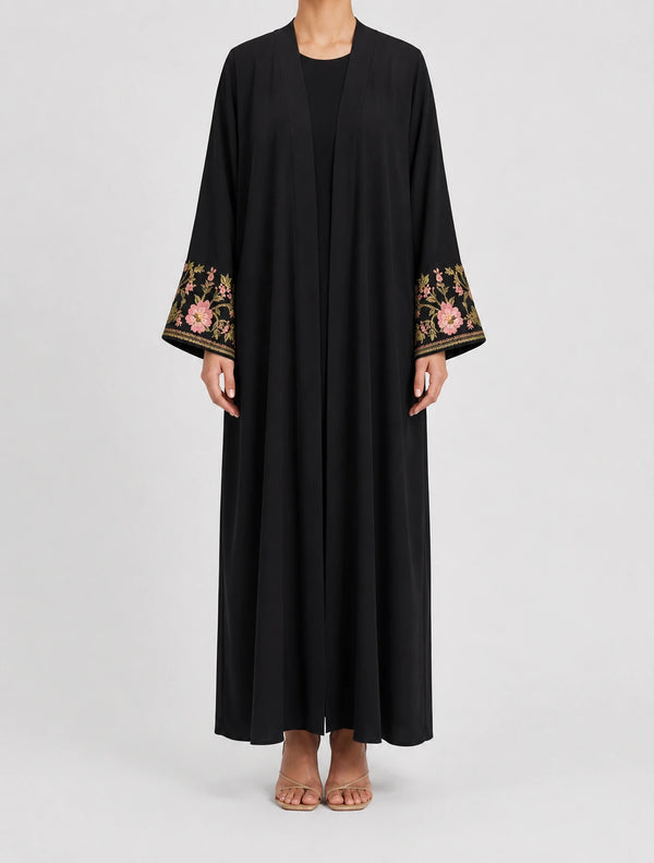 Abaya Noir Égyptienne
