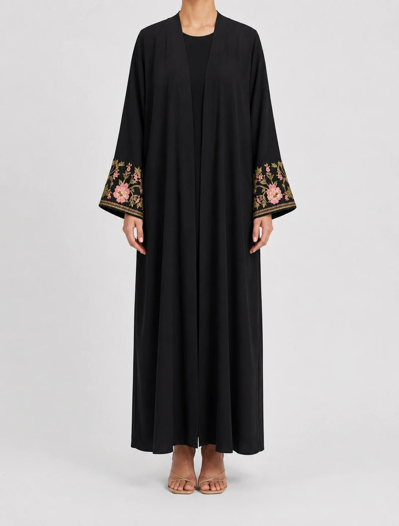 Abaya Noir Égyptienne