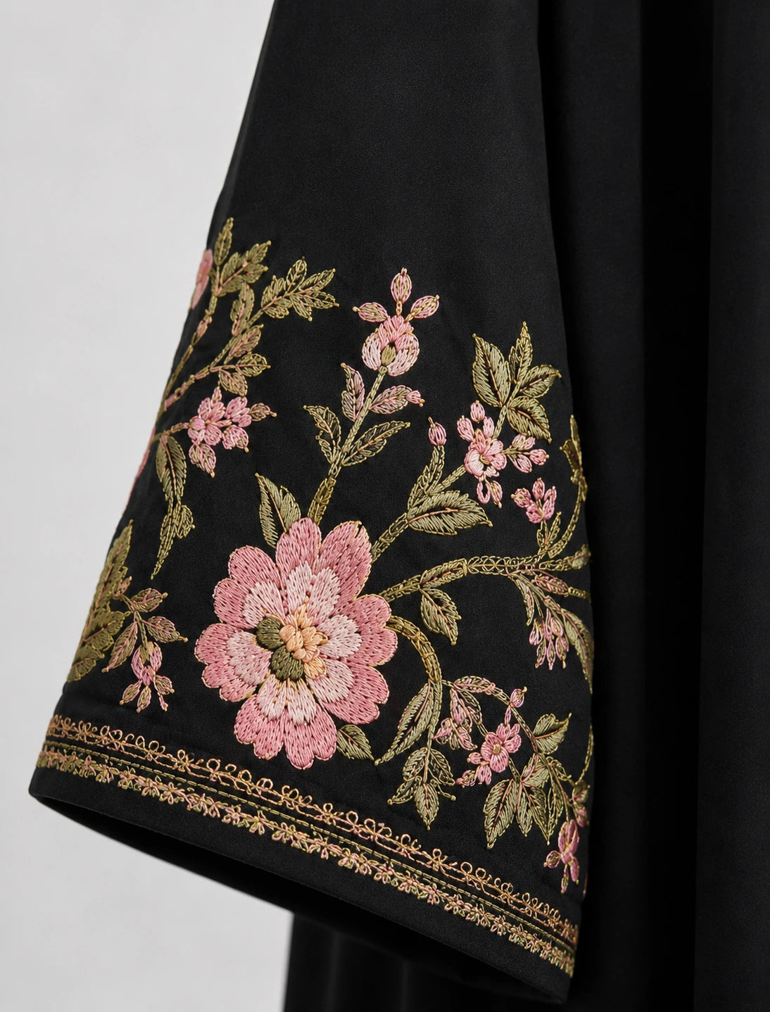 Abaya Noir Égyptienne