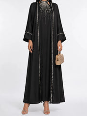 Nour Black Two-Piece Abaya Set