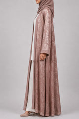 Abaya Yara Rose: Kimono Satiné