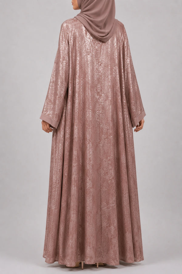 Abaya Yara Rose: Kimono Satiné