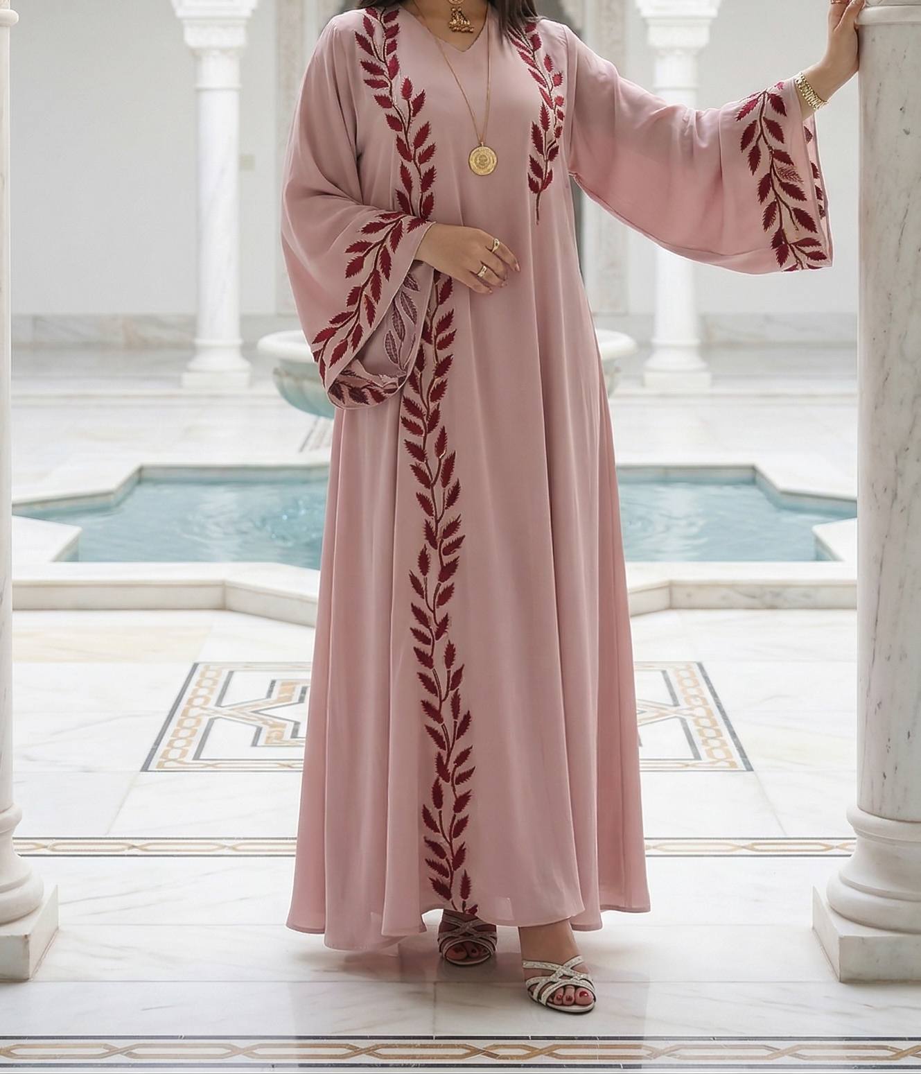 Amira Pink Abaya