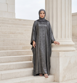 Abaya dubaï farasha almas grise