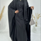 Abaya Dubaï Farasha Almas - Noir