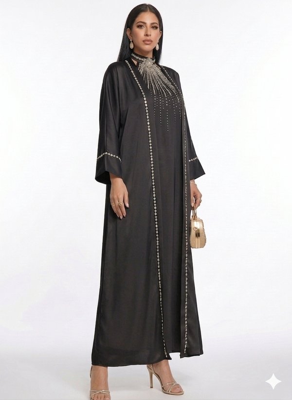 Abaya Dubaï Nour Noir