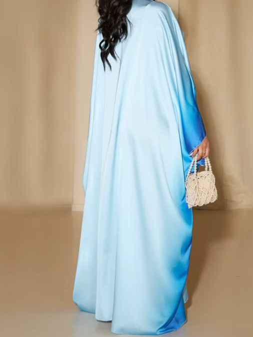 Norah Blue Ombré Abaya