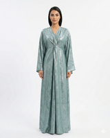 Nœud Céleste - Abaya Fermée Twist Métallisée