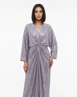 Nœud Céleste - Abaya Fermée Twist Métallisée