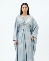 Nœud Céleste - Abaya Fermée Twist Métallisée
