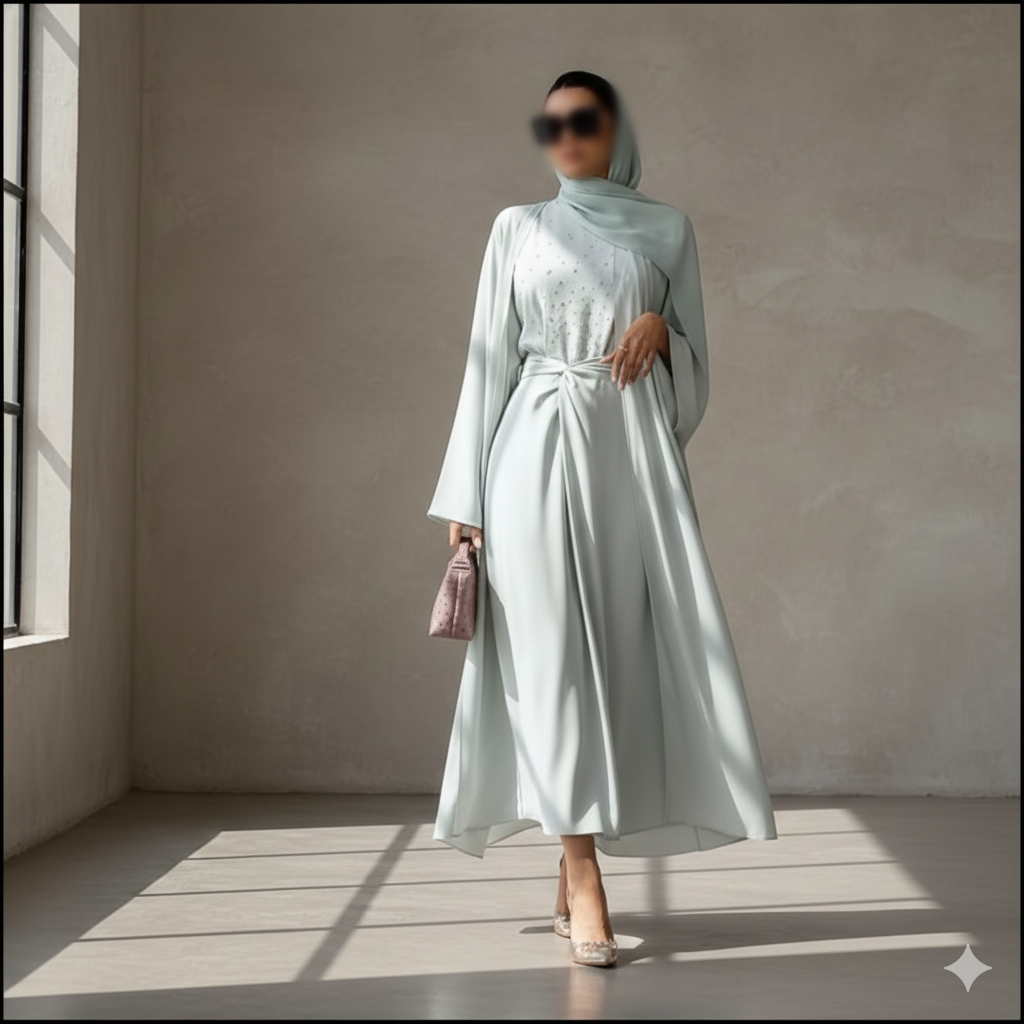 Abaya Perles d’Aurore