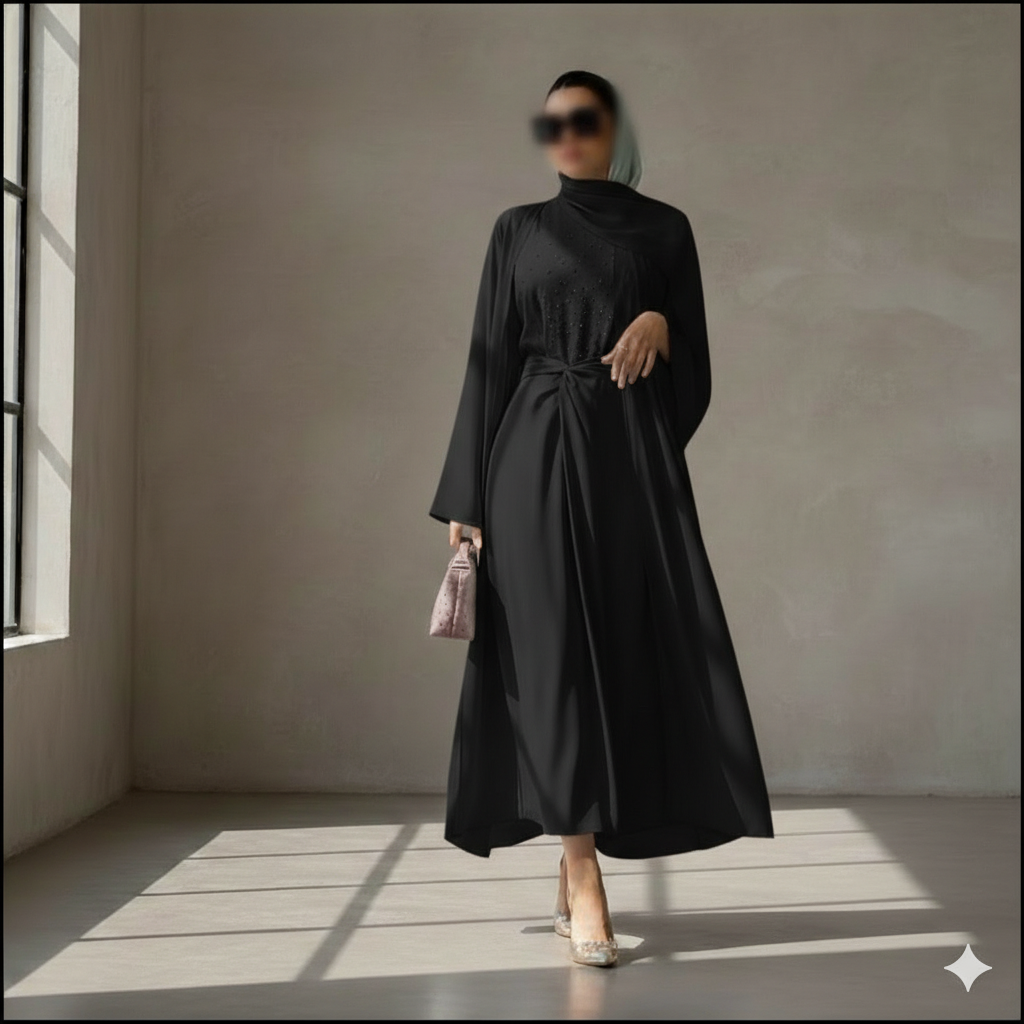 Abaya Perles d’Aurore