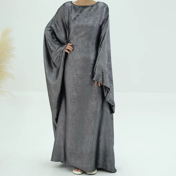 Abaya Almas Gris Argenté