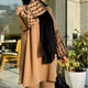 Ensemble abaya 2 pièces marron Soumaya crêpe jazz Maison Ayla
