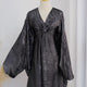 Abaya satinée ardoise Zayna Maison Ayla