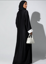 Abaya Dalya Noir et Blanc