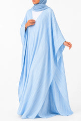Abaya Papillon Alya Bleu