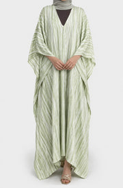 Alya Green Butterfly Abaya
