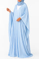 Abaya Papillon Alya Bleu