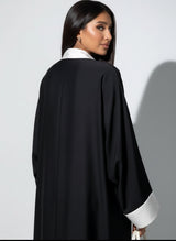Abaya Dalya Noir et Blanc