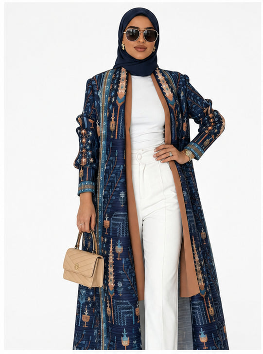 Naïma Midnight Blue Dubai Abaya
