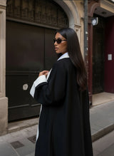 Abaya Dalya Noir et Blanc