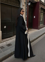 Abaya Dalya Noir et Blanc