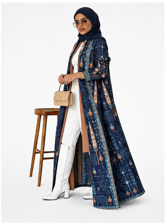 Naïma Midnight Blue Dubai Abaya