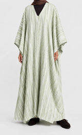 Abaya Papillon Alya Vert