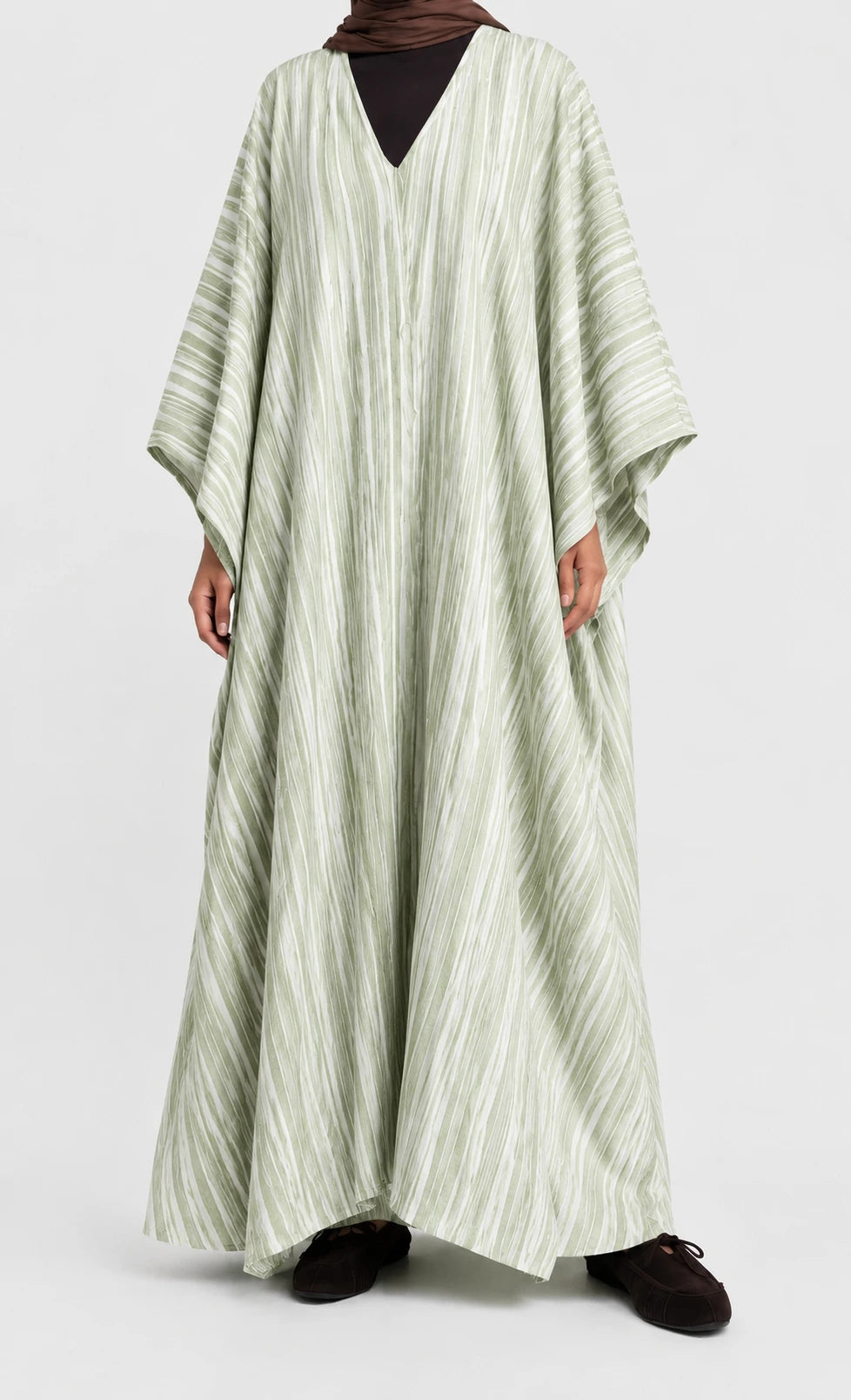 Alya Green Butterfly Abaya