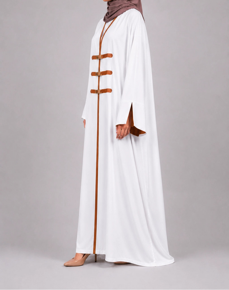 Abaya Dubai Rania Blanche