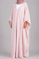Abaya Papillon Alya Rose Poudré