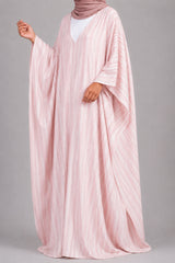Abaya Papillon Alya Rose Poudré