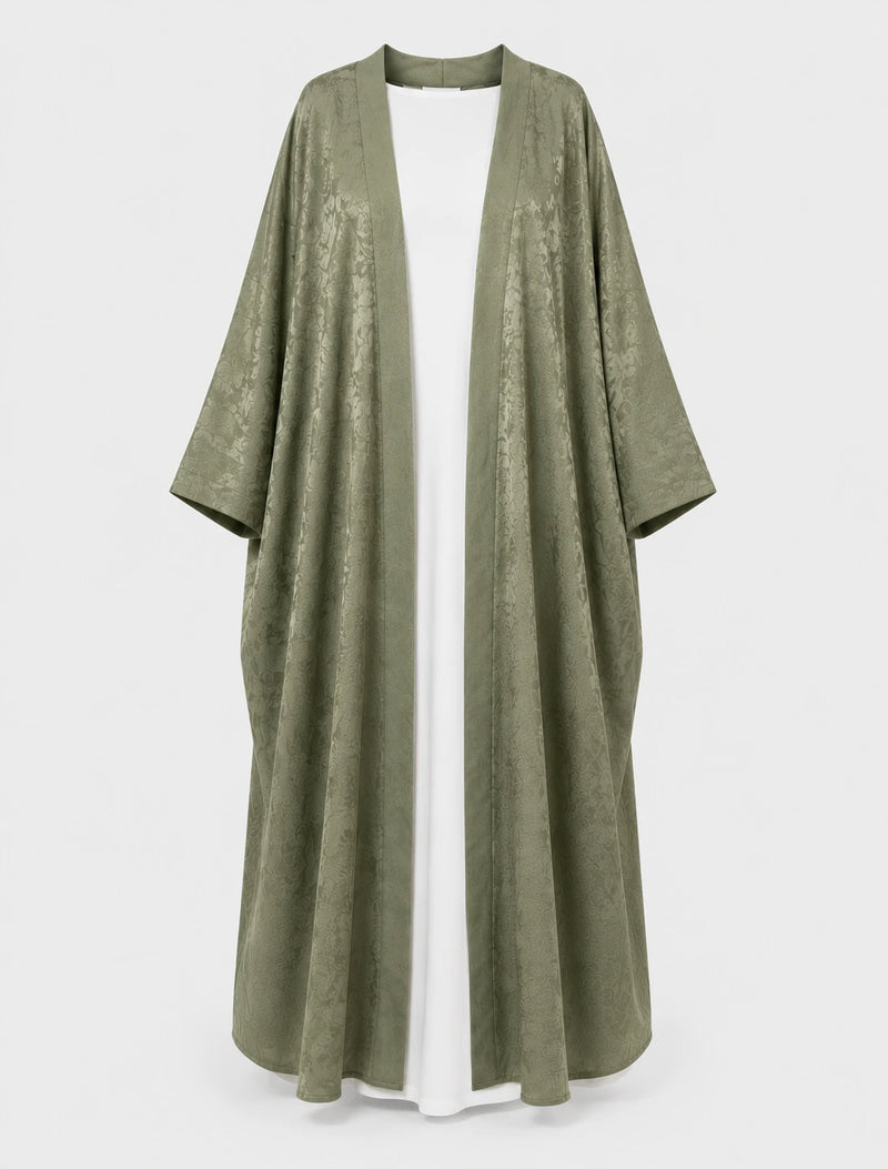 Abaya Yara Sauge — vue alternative
