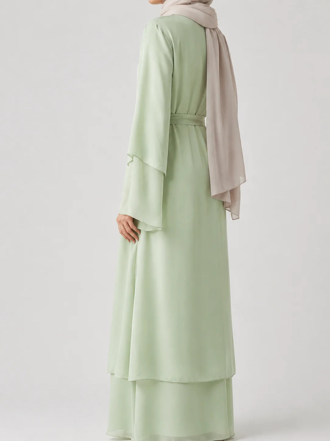 Malak Sage Green Kimono Set