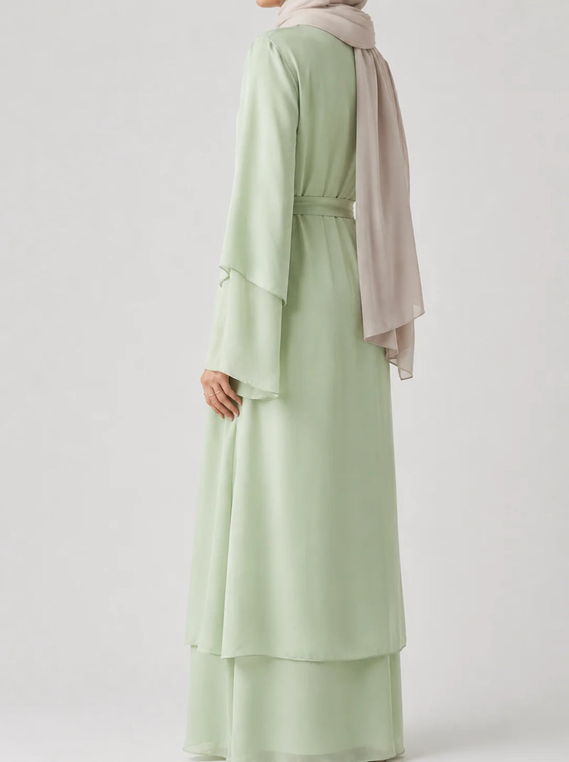 Ensemble Kimono Malak Vert Sauge