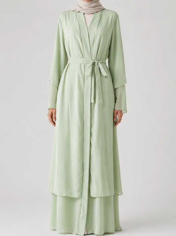 Ensemble Kimono Malak Vert Sauge
