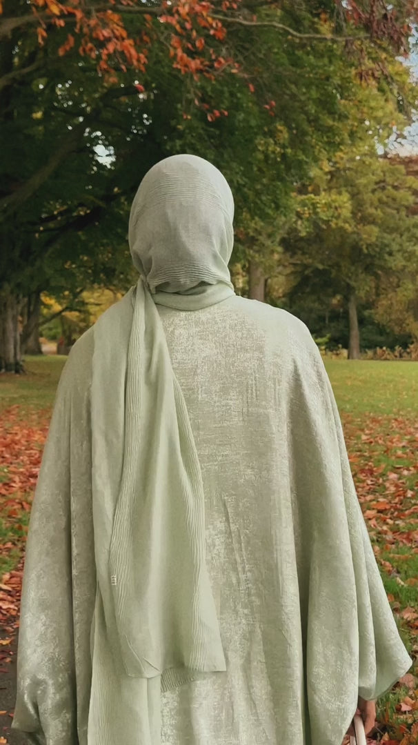 Yara Sage Green Abaya